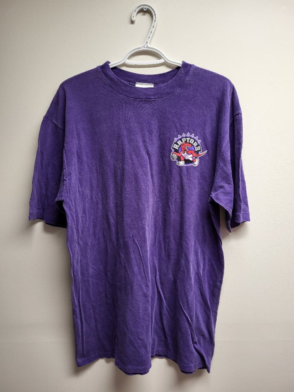Toronto Raptors NBA Official Purple T Shirt Men’s Large Basketball Graphic Tee